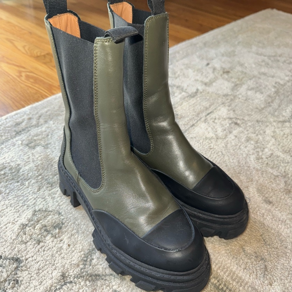 Ganni Lug Sole Boots